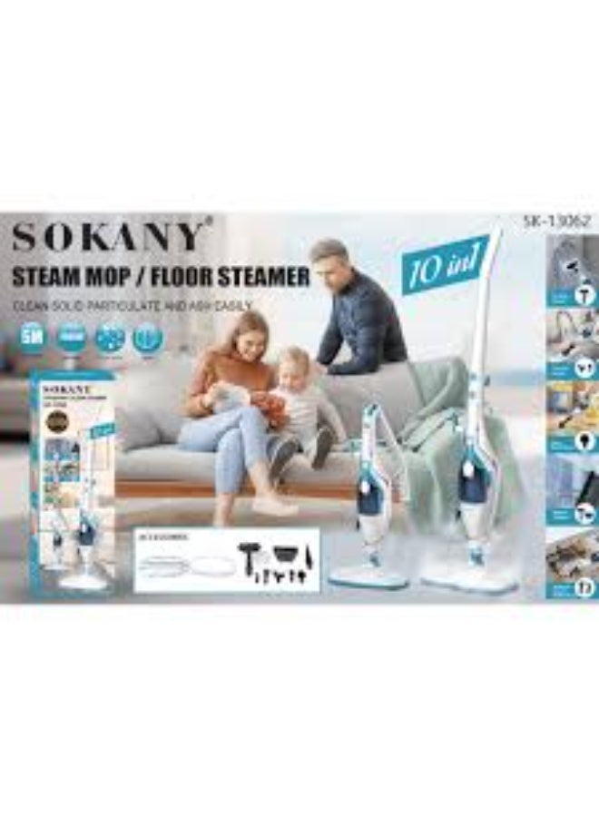 سوكاني مساحه كهربائيه بالبخار متعددة الوظائف 10 × 1 مع ملحقات - 2000 واط - Image 5